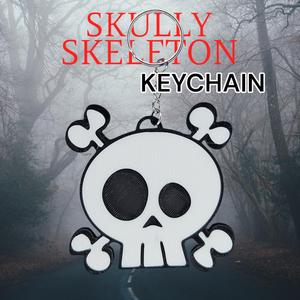 Skully Skeleton Keychain