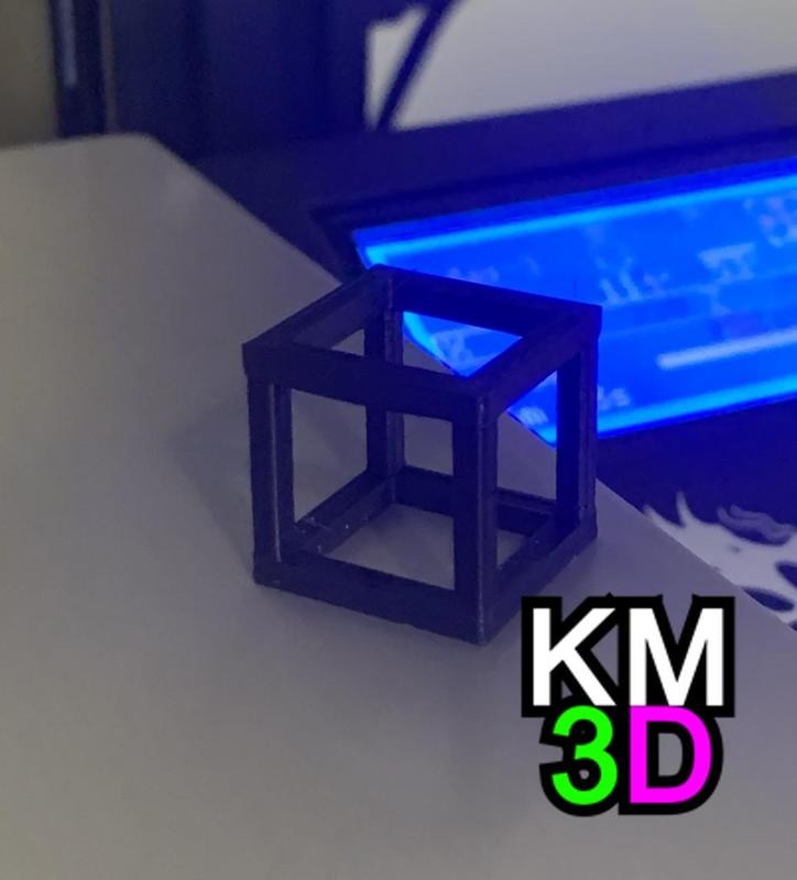 Calibration cube hollow version