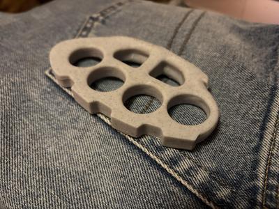 Plastic Knuckles PRO with organic ergonomics and Bonker