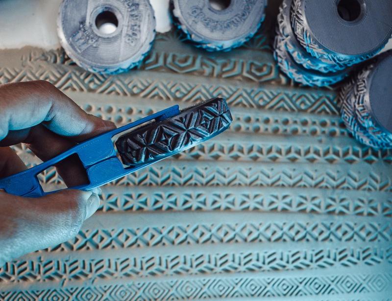 Stamp Wheel for Clay - Geometric Pattern