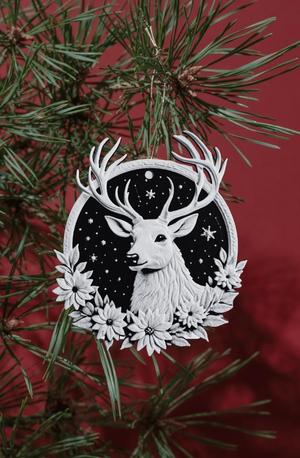 Christmas Stag Decoration