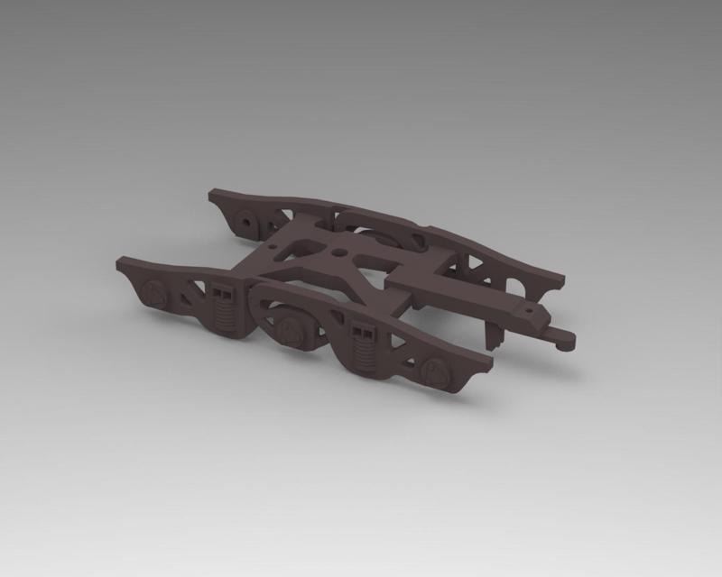 G-Scale 3-Axle Buckeye Trucks