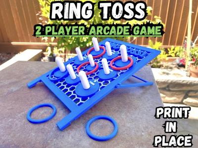 Desktop Ring Toss Arcade Game - 2 Player