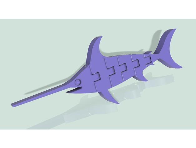 Flexi Articulated Swordfish (small)