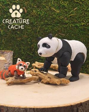 Panda, Red Panda, and Accessories