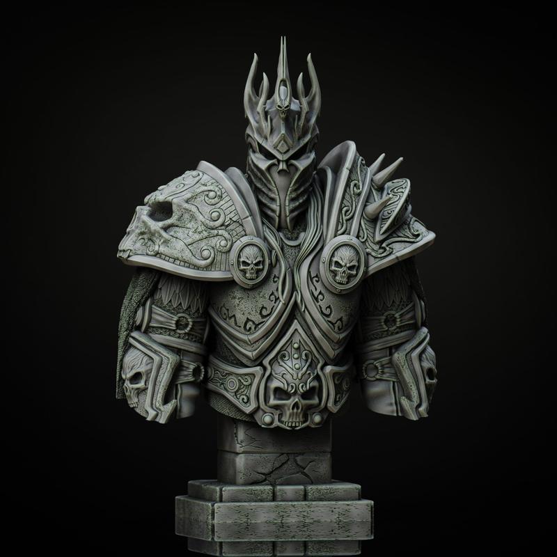 Lich King bust - WoW (Pre-Supported)