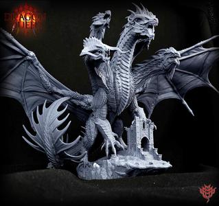 DRAGON QUEEN (large printer size/ 400mm tall-750mm wide)
