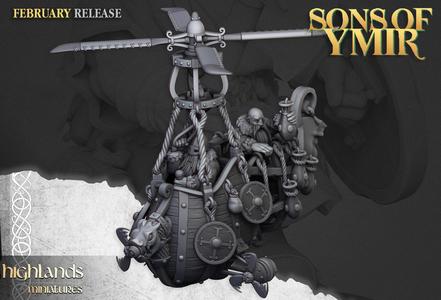 Dwarf Flying Machine - Highlands Miniatures