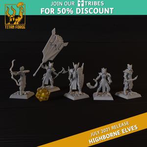 Highborn Elves Regal Guards