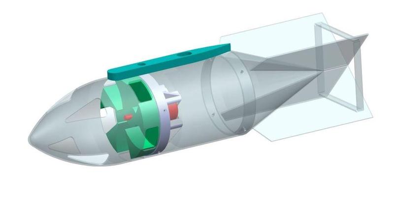 500kg bomb siren for Phoenix JU-87 Stuka