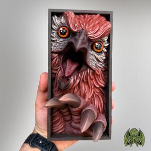 Owl Beast Monster Booknook [FDM/Resin BOOK-NOOK]