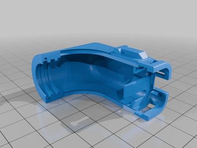 Backshell for DEUTSCH DT plug with 12 contacts