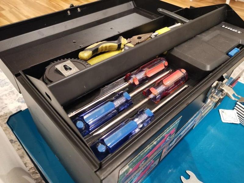 Screwdriver Organization for Toolboxes