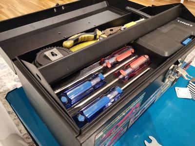 Screwdriver Organization for Toolboxes