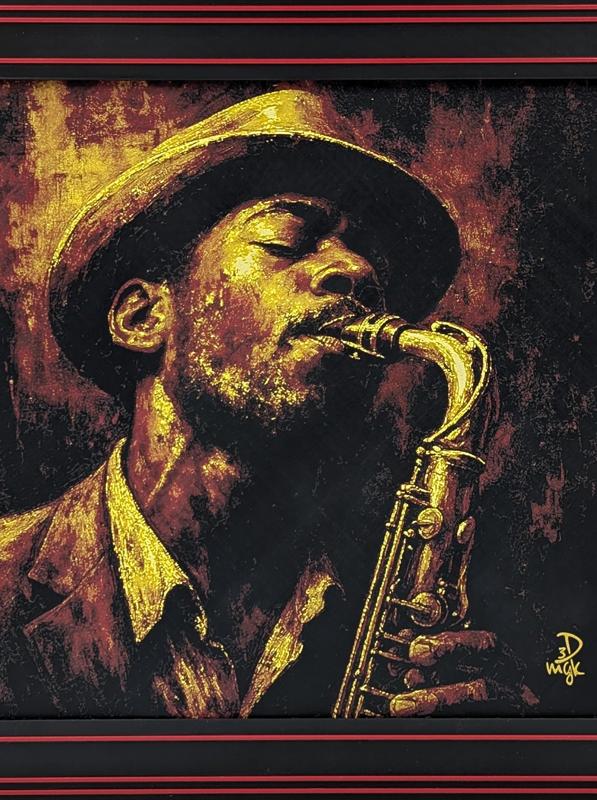 Fade to Sax - Hueforge Print
