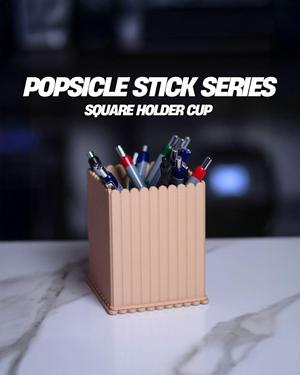 Popsicle Stick Series - Square Cup