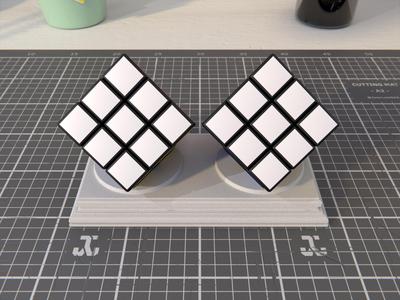 Rubik's Cube Base 2x - Greek Ionic Style