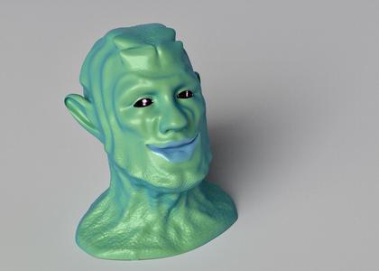 Alien Head Sculpt 2