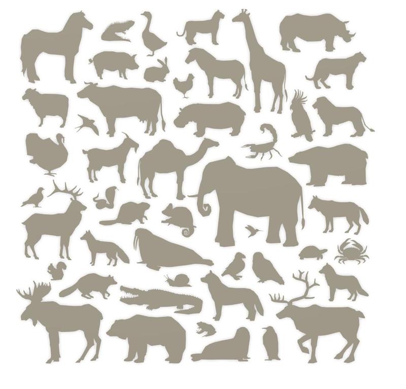 Animals wallart 46 models