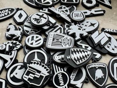 All Car Brands Logo Keychains – ( AMS INCLUDED )