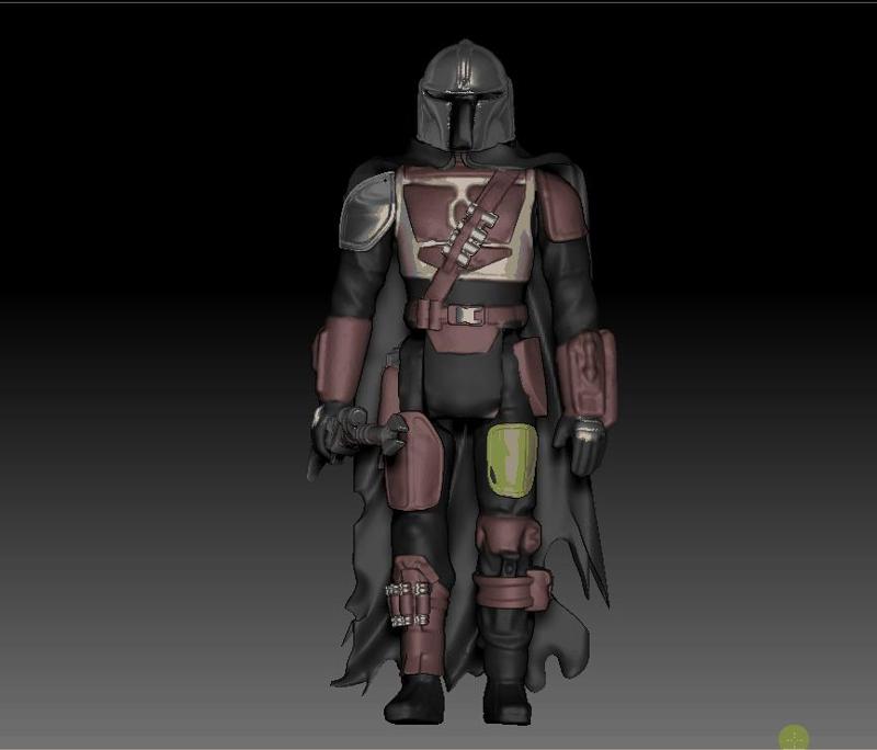 Star Wars THE MANDALORIAN action figure Kenner style.