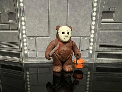STAR WARS VINTAGE WICKED WICKET, JASON VOORHEES HALLOWEEN SPECIAL, CUSTOM UNPRODUCED KENNER, HASBRO ACTION FIGURE, 3.75″, 1/18, 5POA