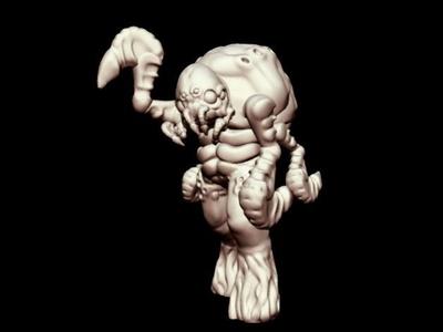 Biomorphic Monstrosity (28mm/Heroic scale)