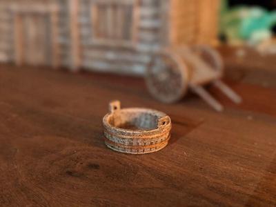 Wooden Wash Basin – D&D Scatter