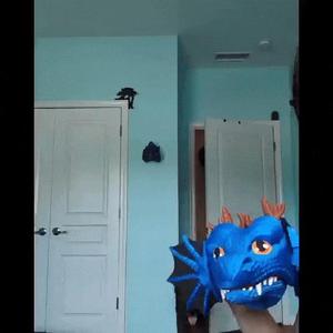 Customizable Dragon Hand Puppet