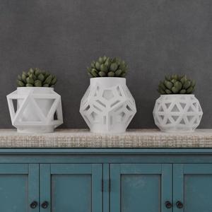 3d printing stl files of planters collection for 3d printer