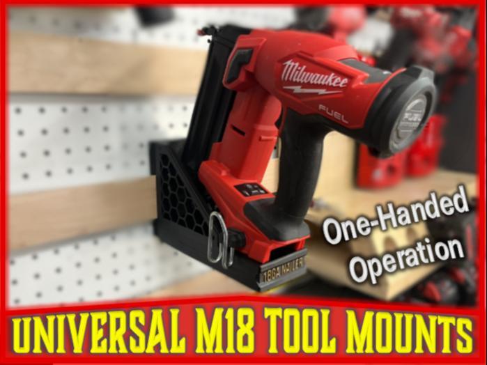 Milwaukee M18 18Ga Brad Nail Gun Universal Mount