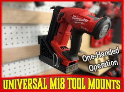 Milwaukee M18 18Ga Brad Nail Gun Universal Mount