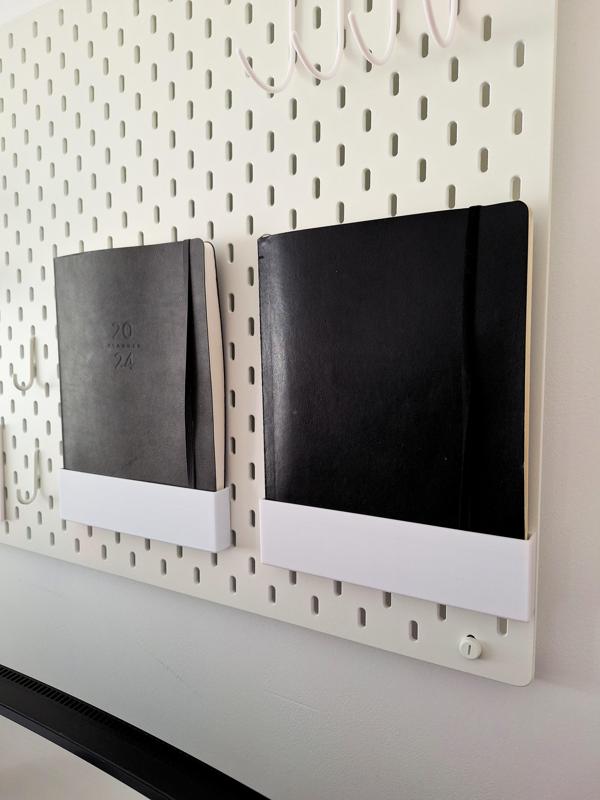 Ikea Skadis Notebook Holder