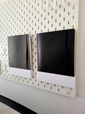 Ikea Skadis Notebook Holder