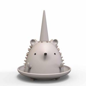 Hedgehog Ring holder STL 3D Printer file: Jewelry organizer