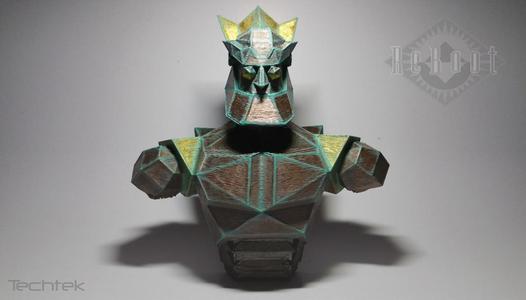 Megabyte Bust – Reboot (Low-Poly)