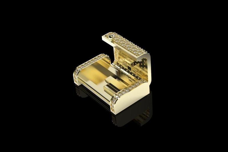 15mm Diamonds Cuban Links Locks