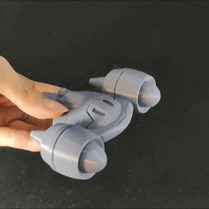 Cute Naboo N1 Starfighter SD CHIBI Star wars