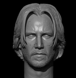 Keanu Reeves John Wick 1-12 SD version 3D print model