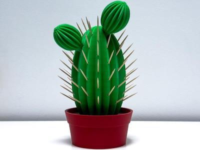 Cactus salt pepper and toothpick holder