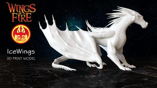 Dragon of Ice Tribe from Wings of Fire