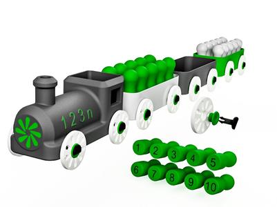 100% Printable durable Train Math learning 1…n