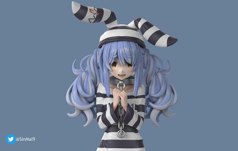 Hololive Usada Pekora jail version