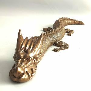 Customizable GOLD DRAGON, FLEXI, NO SUPPORT