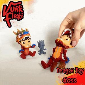 Dragon Boy Flexi Print-In-Place + figure & keychain