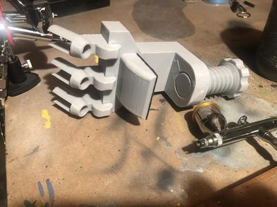 Airbrush holder table clamp