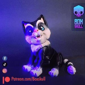 LITTLE CAT –  FLEXI – ARTICULATED FIGURE, PRINT-IN-PLACE, CUTE-FLEXI
