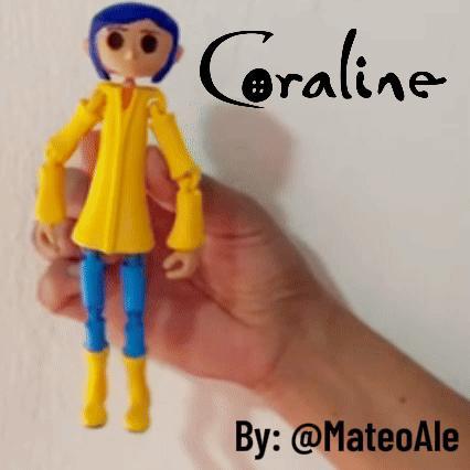 Coraline and the secret door Flexi. Coraline and the secret door Flexi (Free Diorama!!!)