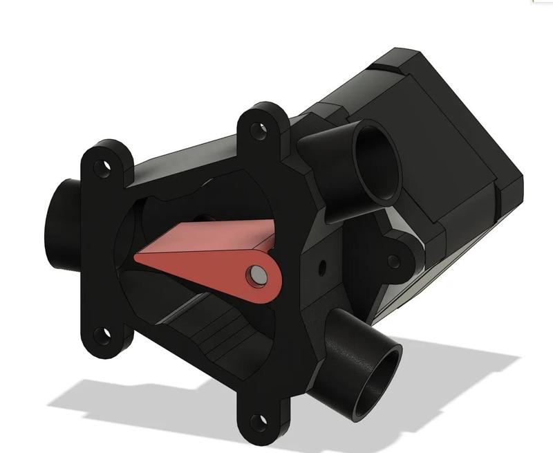 Impoved CPAP part cooling flap