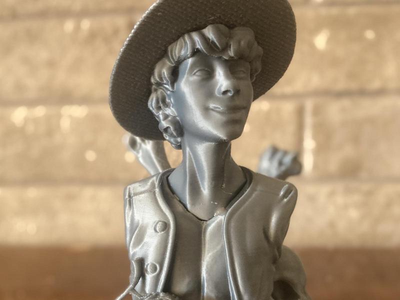 BUST LUFFY FROM NETFLIX SERIES, realistic stily
